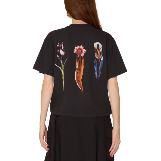 Obey Γυναικεία κοντομάνικη μπλούζα Water Color Flower Tee